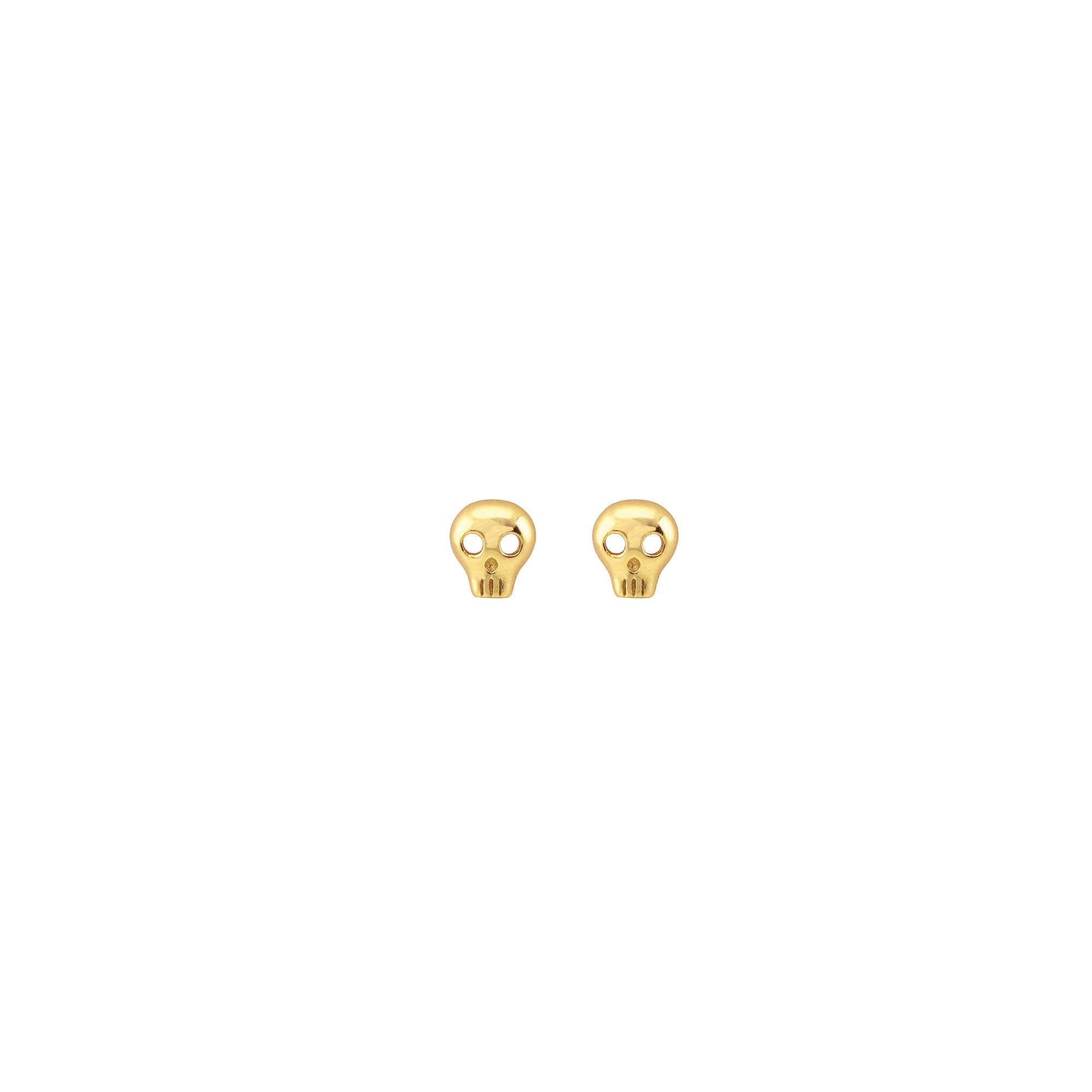 Tiny Skull Studs
