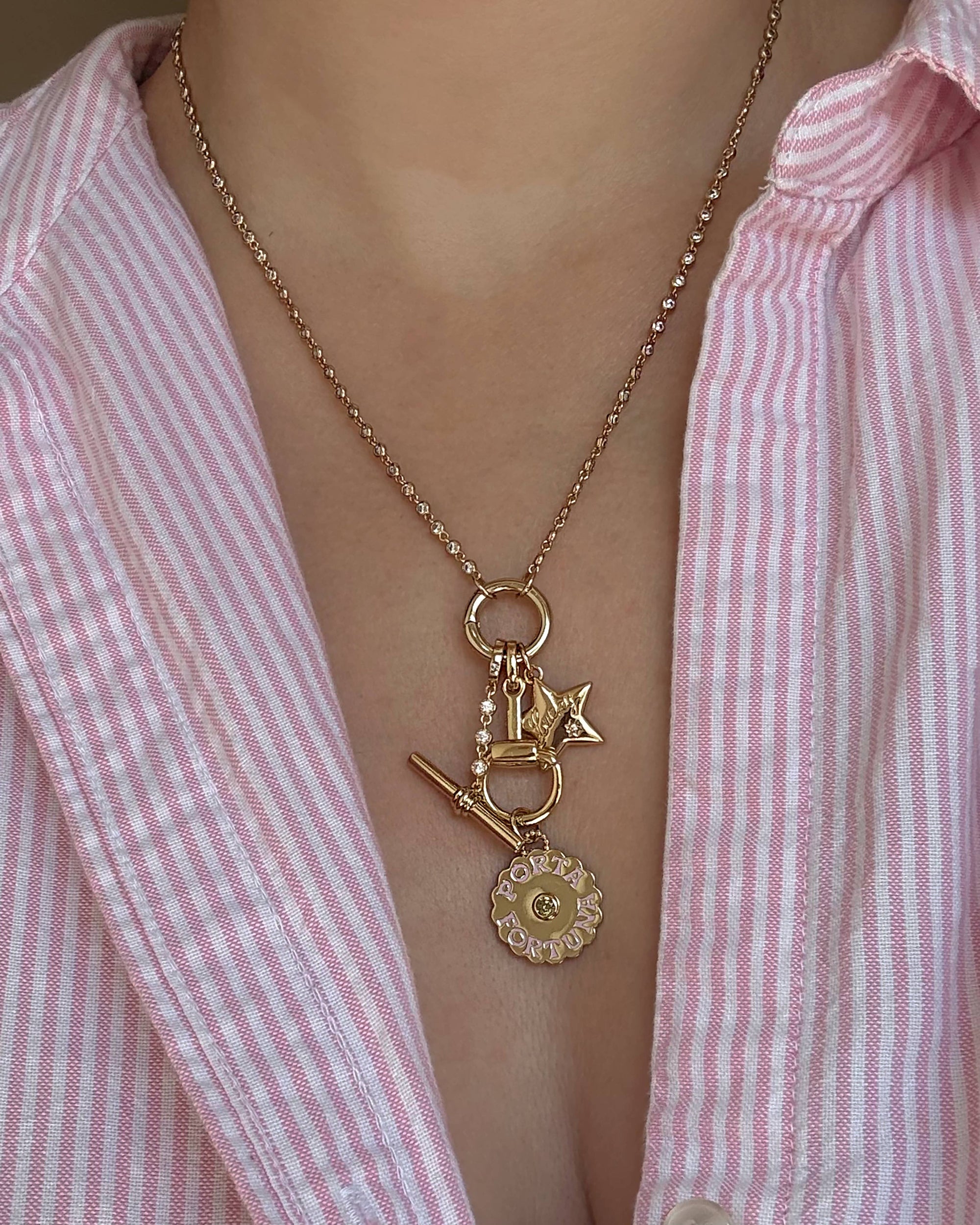 Livia Tennis Toggle Charm
