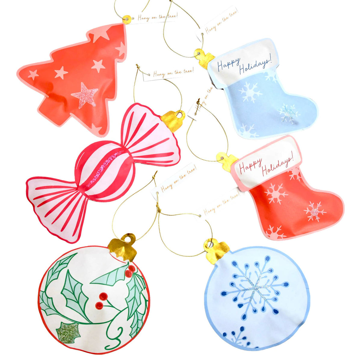 Christmas Tear-Open Surprise Pockets