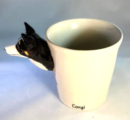 Mug- Corgi Black