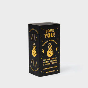 Love You Golden Fingers Mini Statue