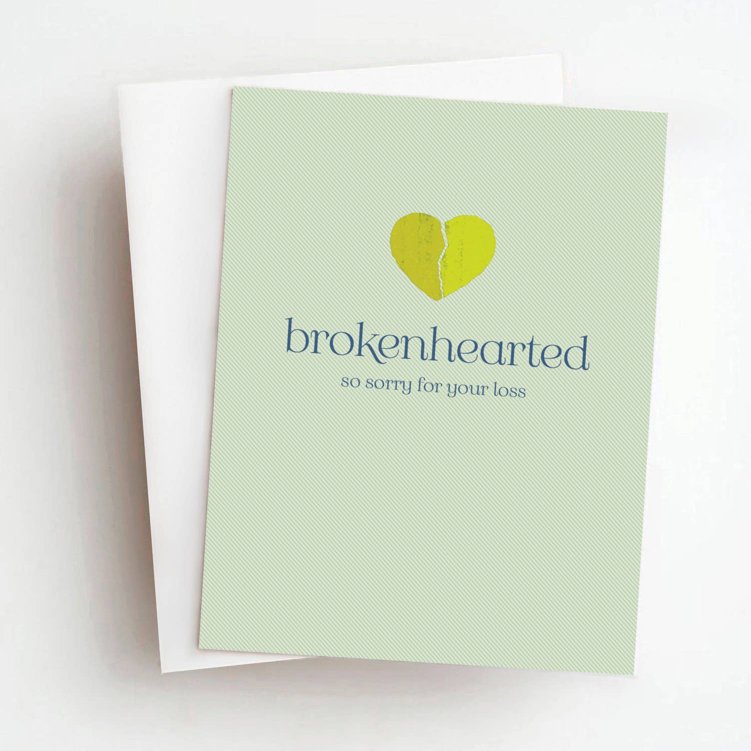 Brokenhearted Sympathy Greeting Card
