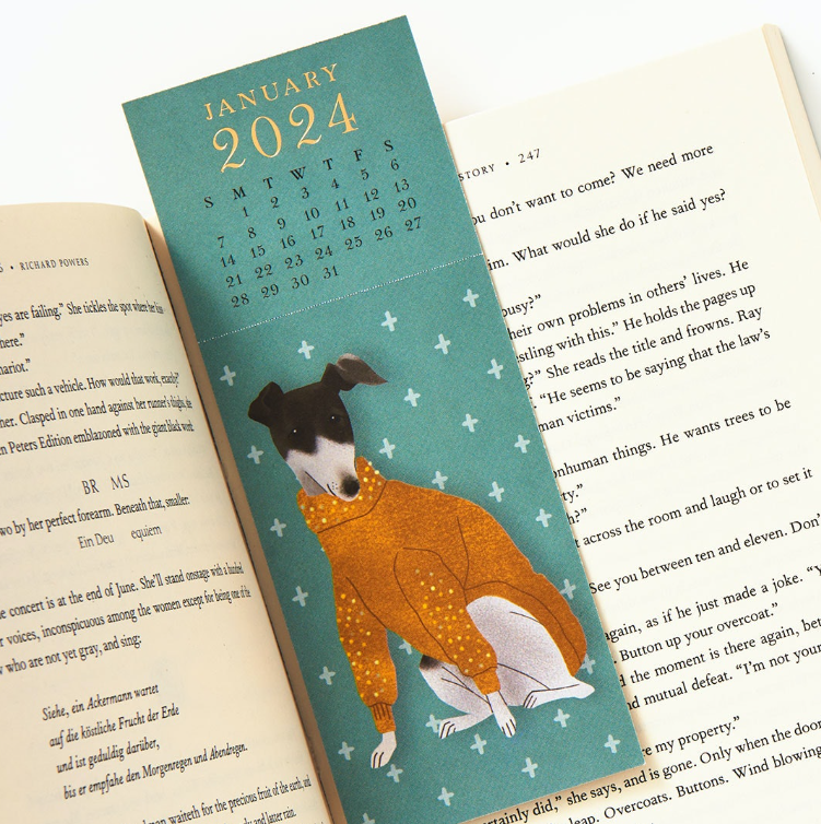 2024 Good Boys Bookmark Calendar