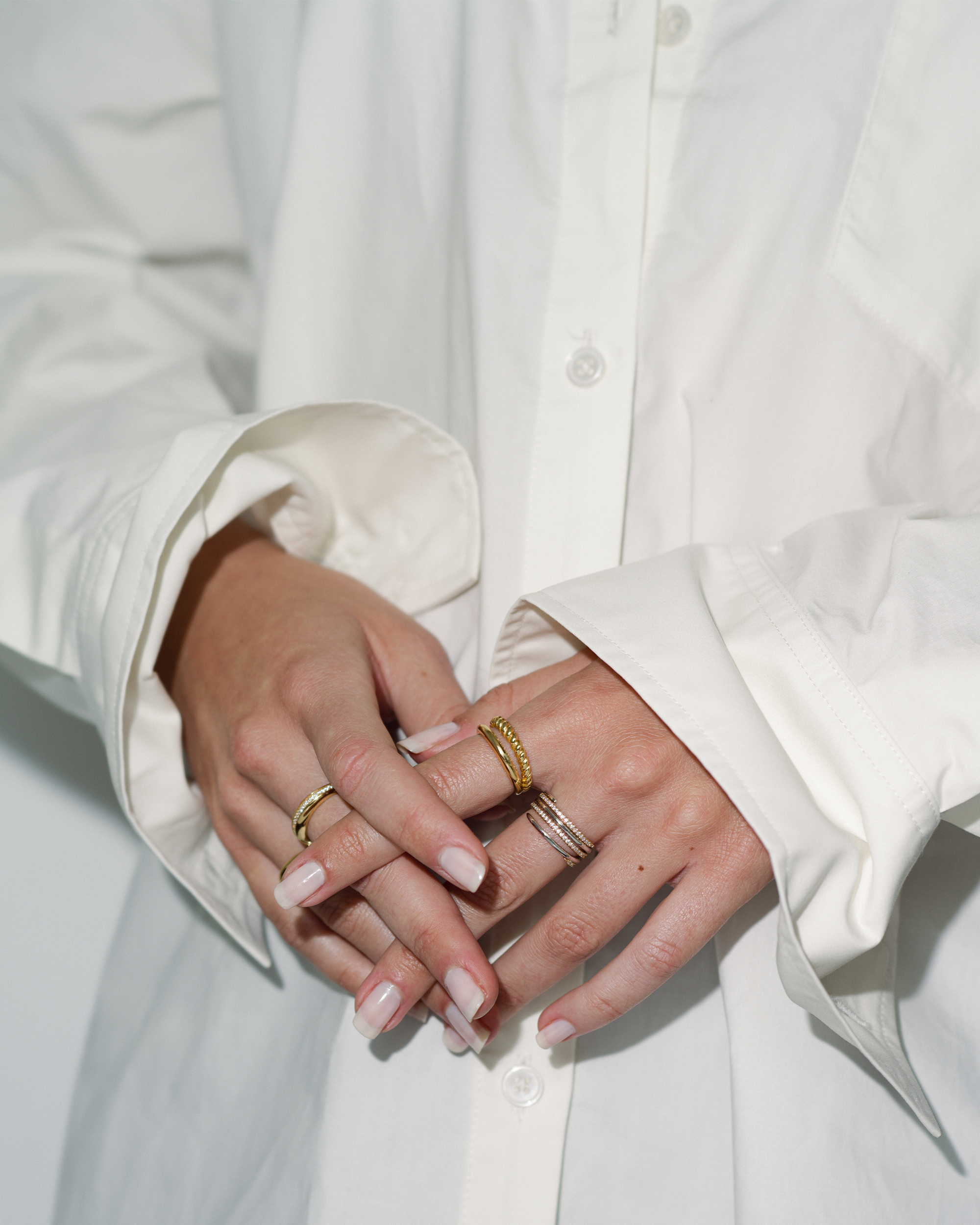 Gold Greer Spiral Ring