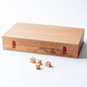 Backgammon Mangowood Game Set