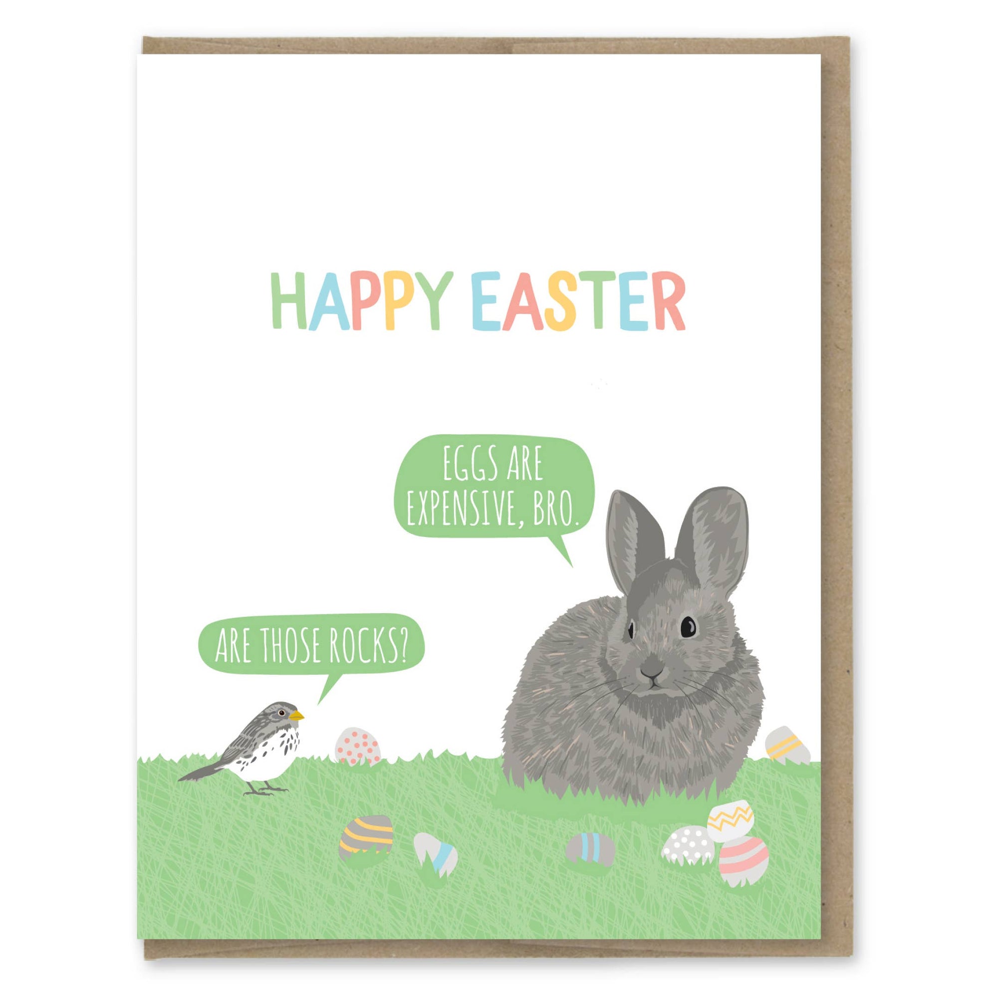 Expensive Eggs Funny Easter Card