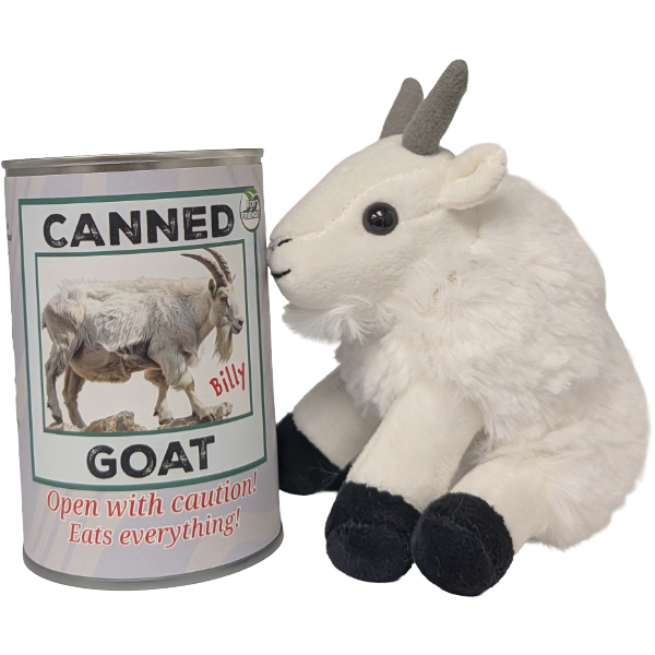 Billy the Canned Goat - Stuffed Animal