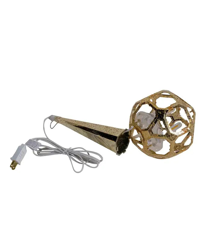 Gold Crack LED Moravian Star
