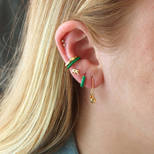 Gold Elephant Studs