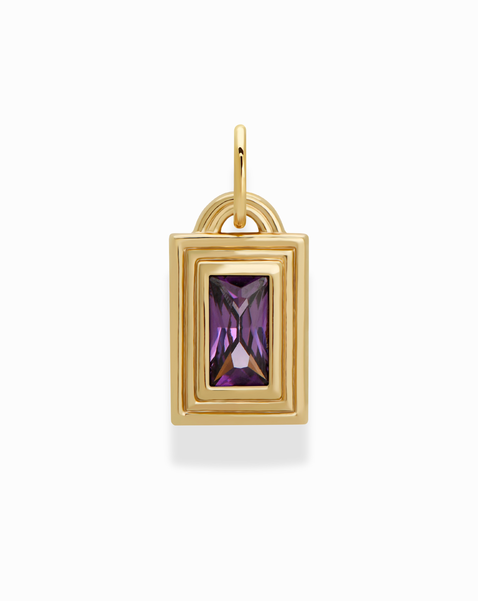 Monroe Birthstone Charm - February