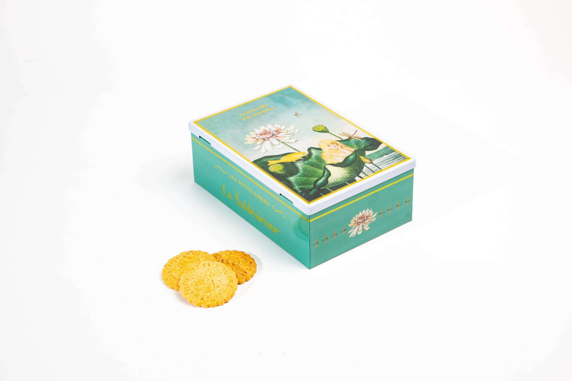 "The Young Girl and the Water Lily" Shortbread Cookies Box