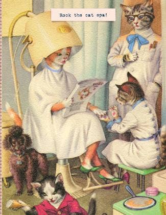 Rock the Cat Spa Card