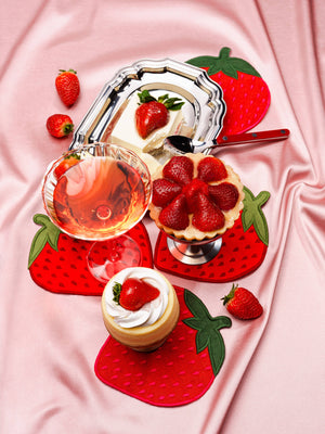 Strawberry Cocktail Napkins