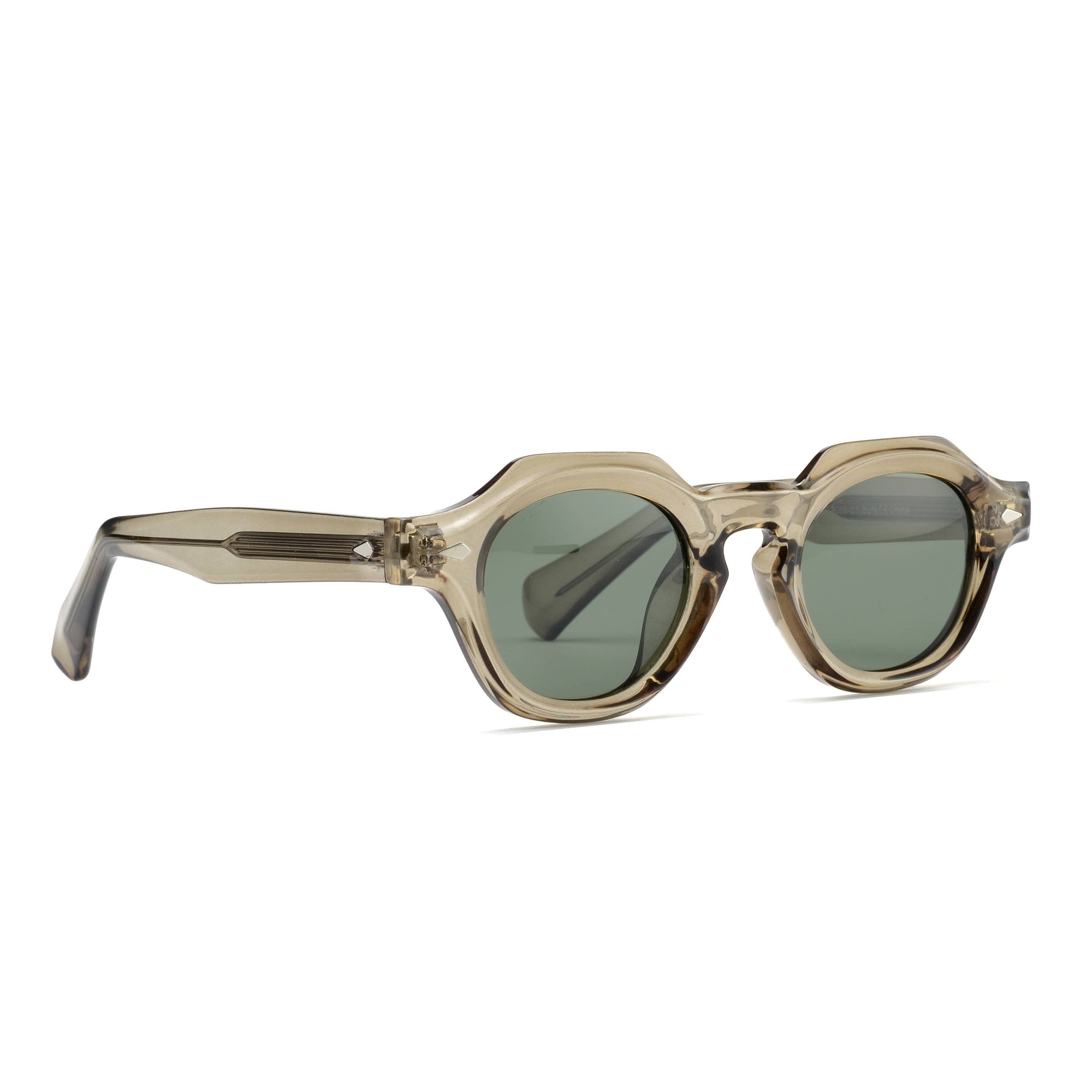 LAMAR | Transparent Olive Green | Green Lens.