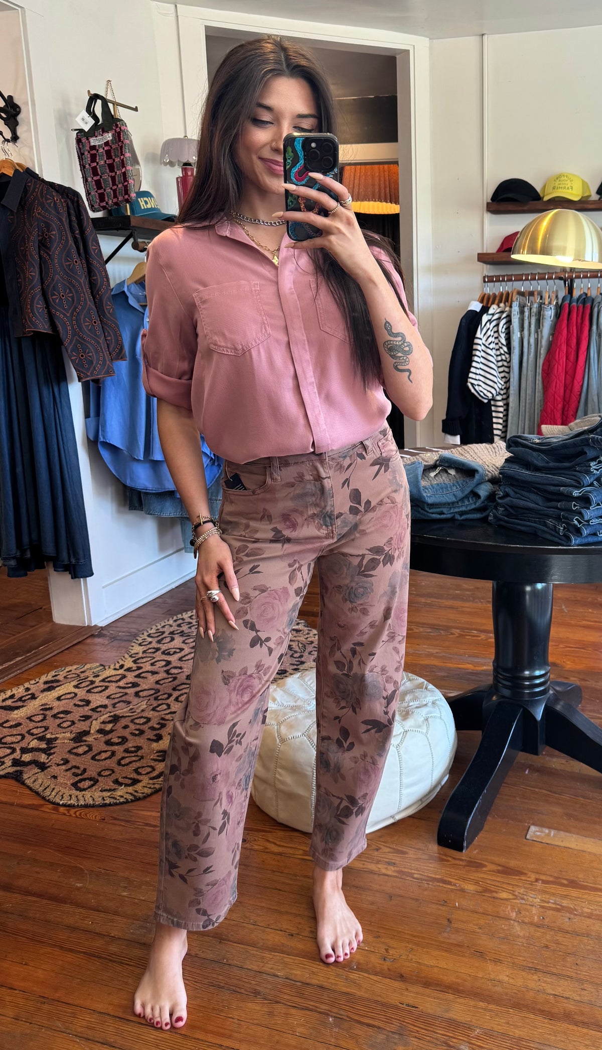 Mauve Ashton High Rise Jeans