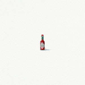 Tobasco Miniature Watercolor Print