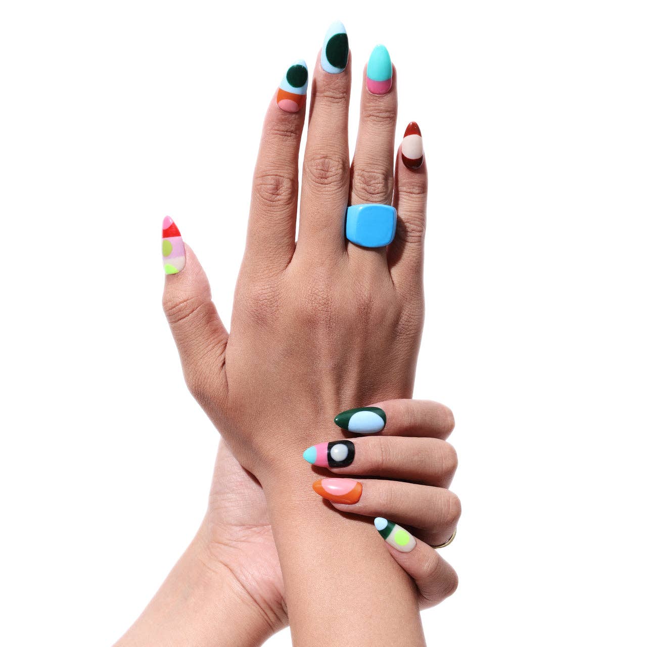 Glam In Geo - Press-on Nails