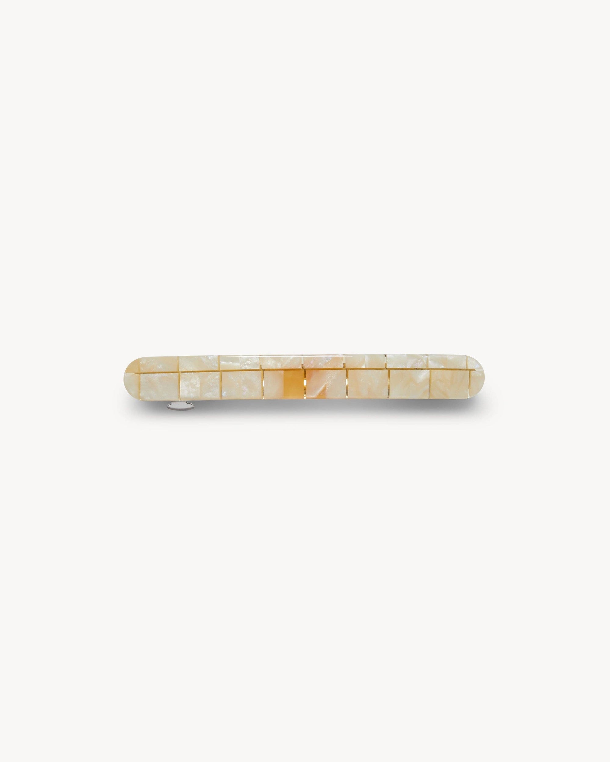 Sea Shell Checker Midi Paris Barrette