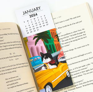 2024 Cattitude Bookmark Calendar