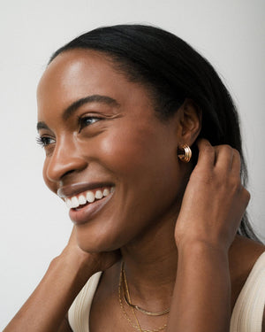 Gold Whitney Hoops