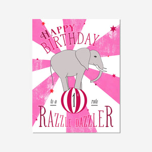 Razzle Dazzler Card