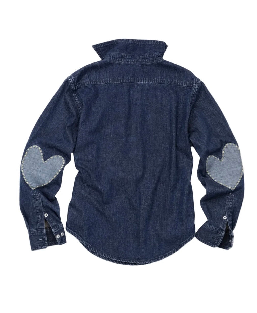 Dark Rinse Keaton Denim Shirt
