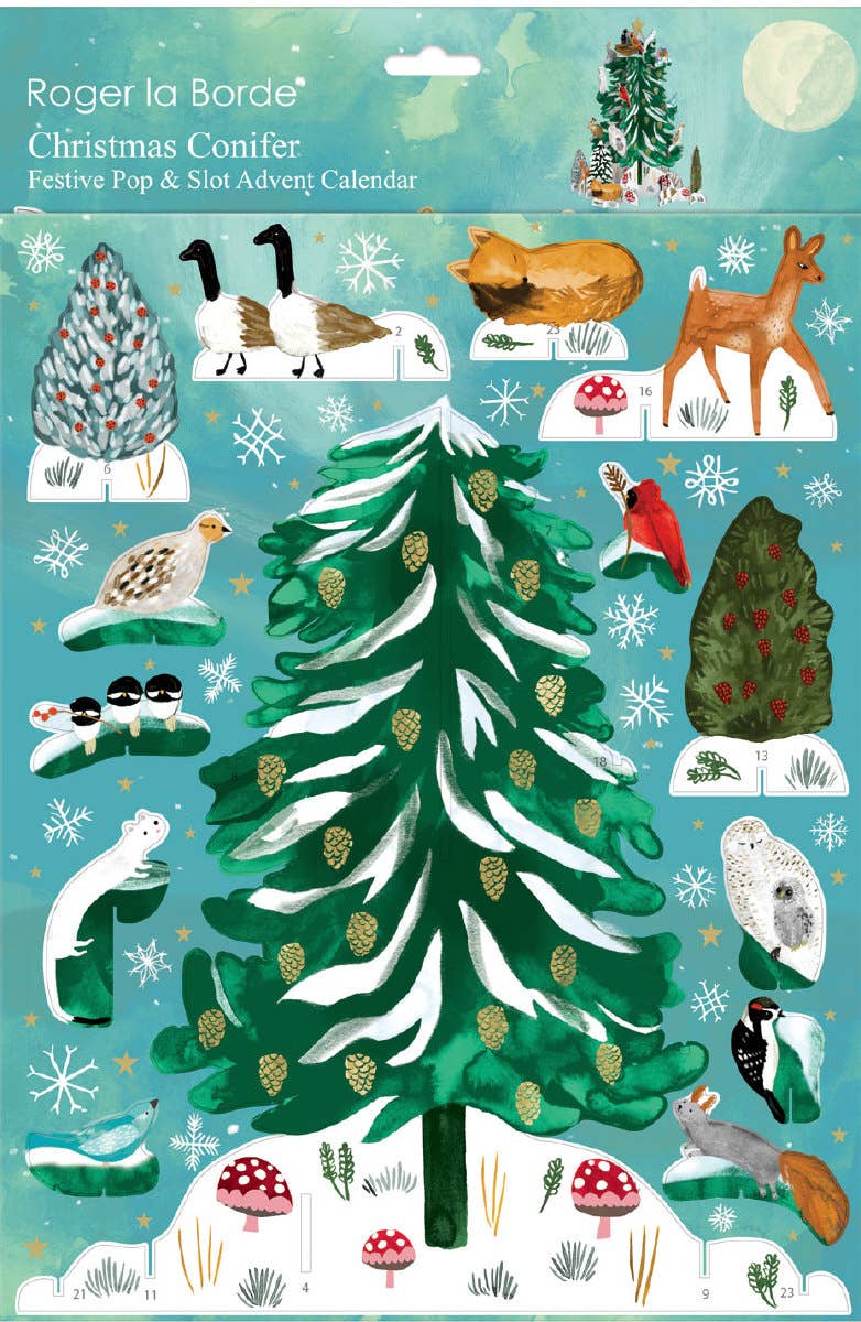Conifer Tree Pop & Slot Advent Calendar