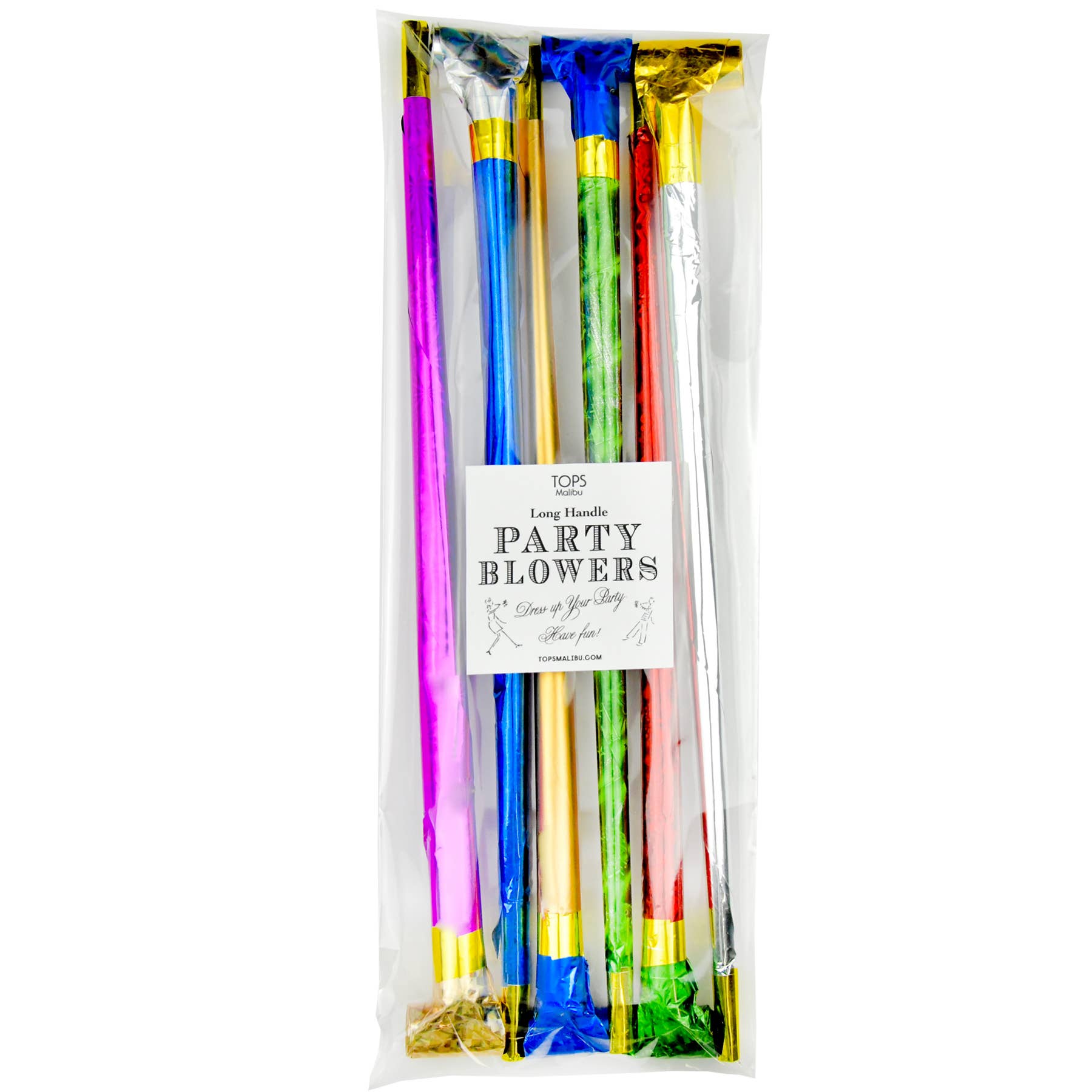 Long Stem Party Blowers with Rollouts