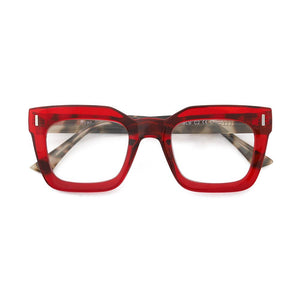 Transparent Red/Grey Tortoise NESS Blue Light Glasses