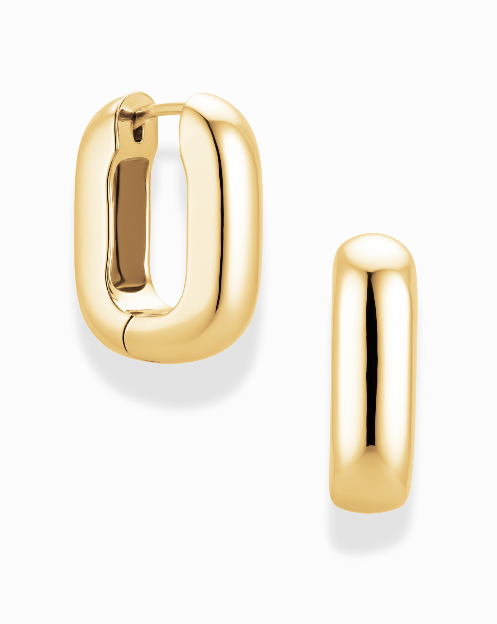 Gold Elly Petite Hoops