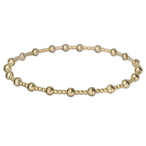 Angelina Gold Beaded Bracelet
