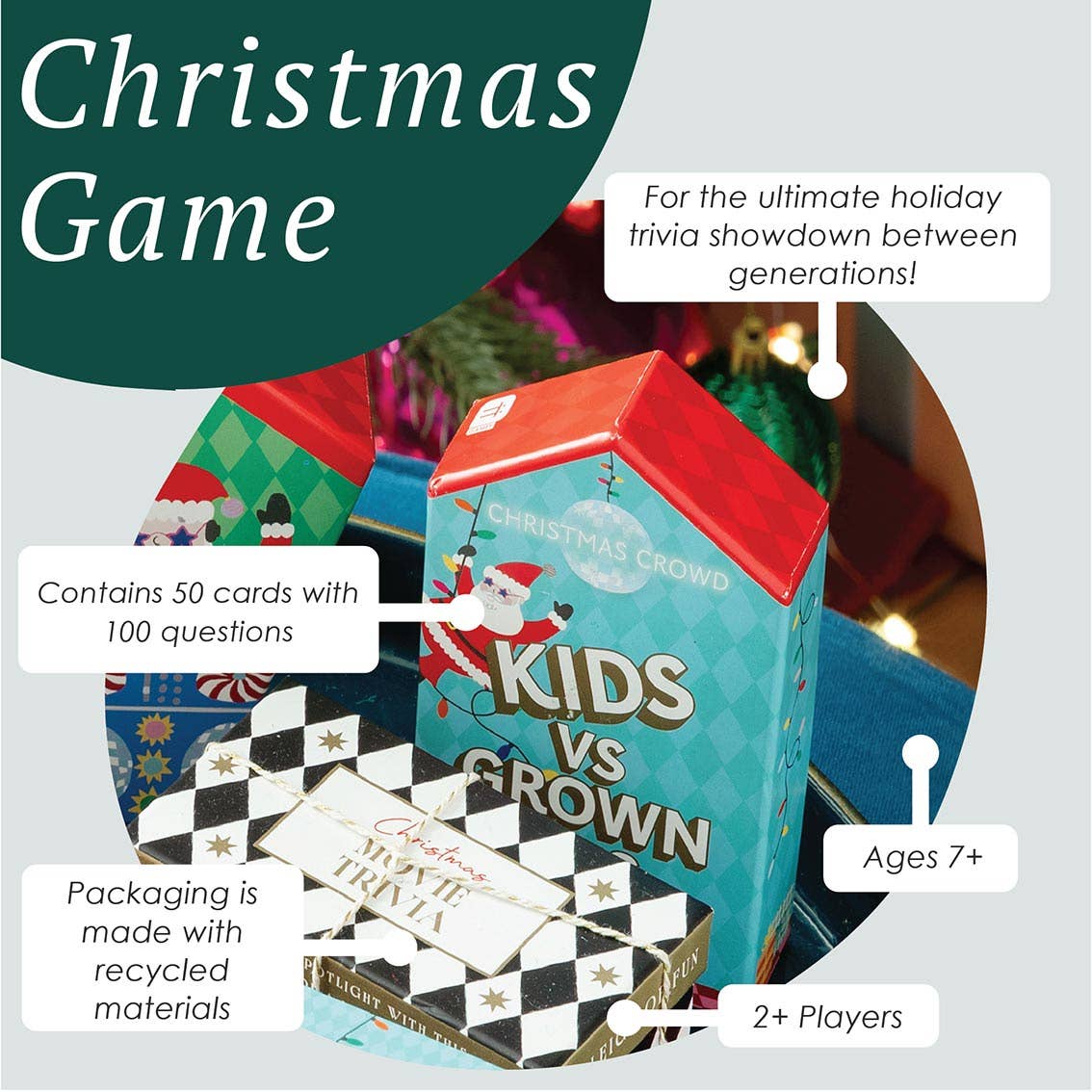 Santa Kids vs Grown Ups Family Game