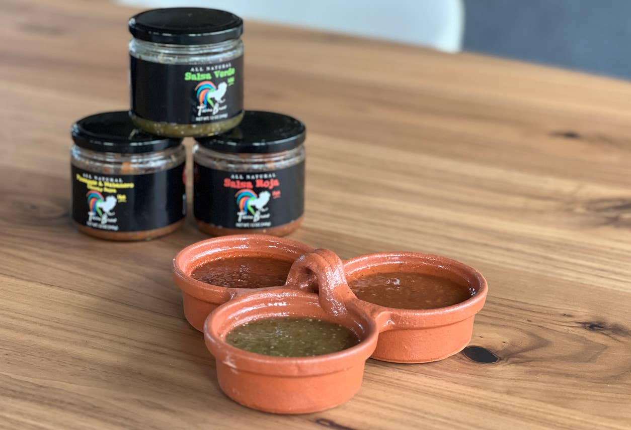 Ceramic Salsa Tasting Set