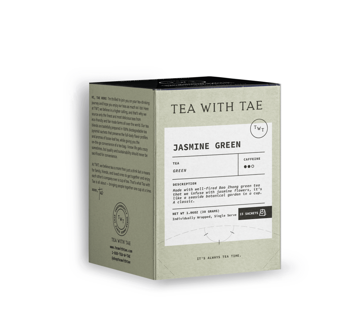 Jasmine Green Tea Box