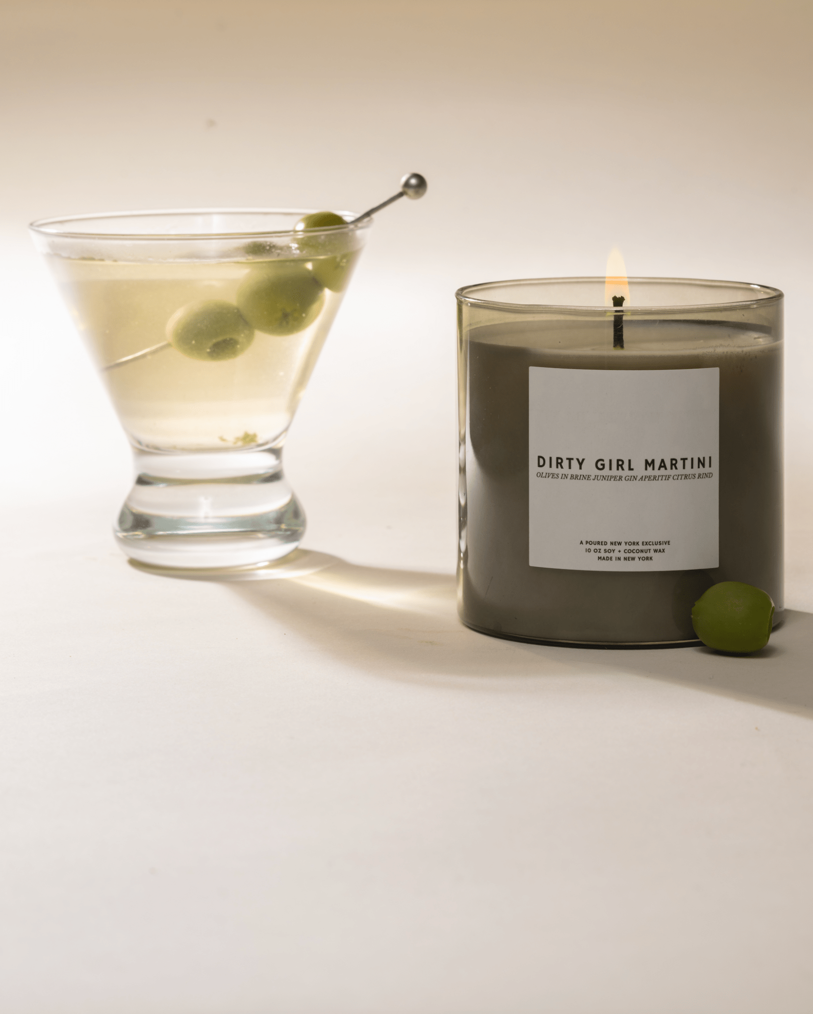 Dirty Girl Martini Candle