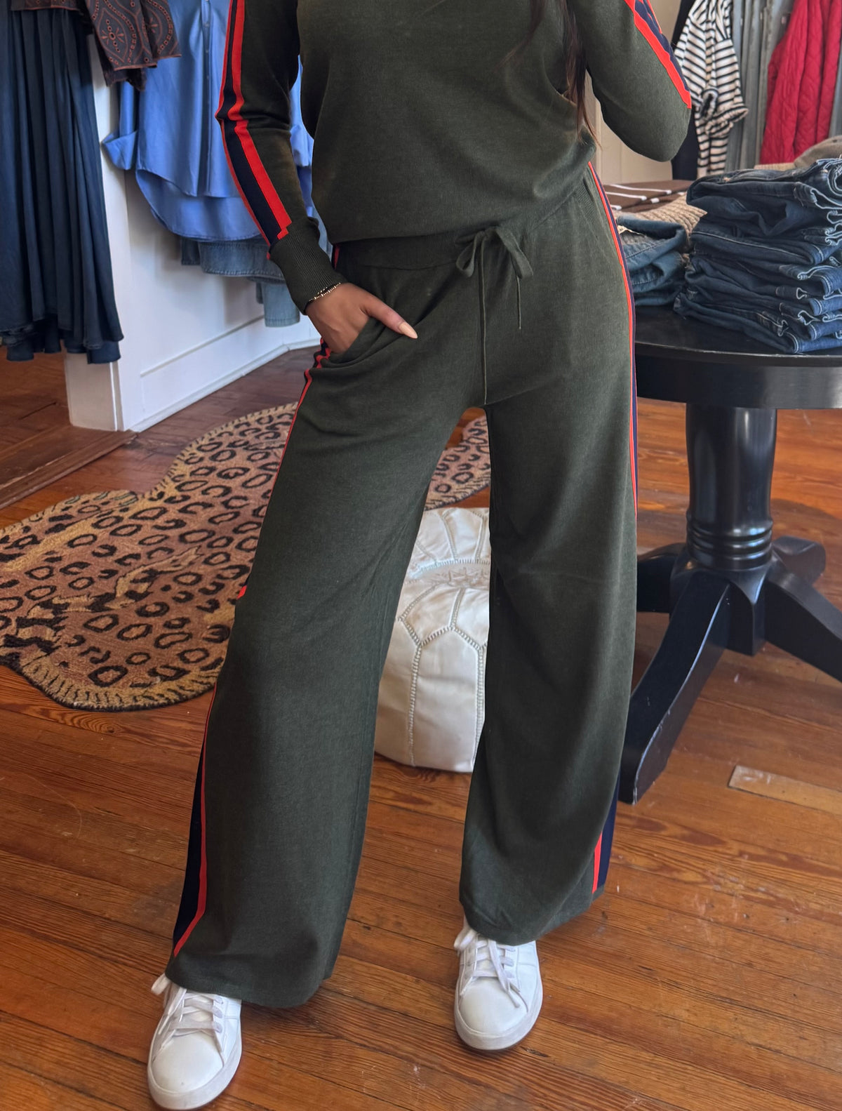 Military Wide Leg Pant