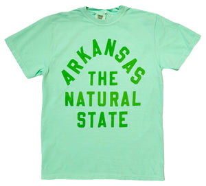 Green on Green Natural State Tee