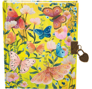 Sunshine Butterfly Lockable Notebook