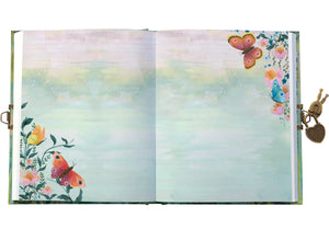 Sunshine Butterfly Lockable Notebook