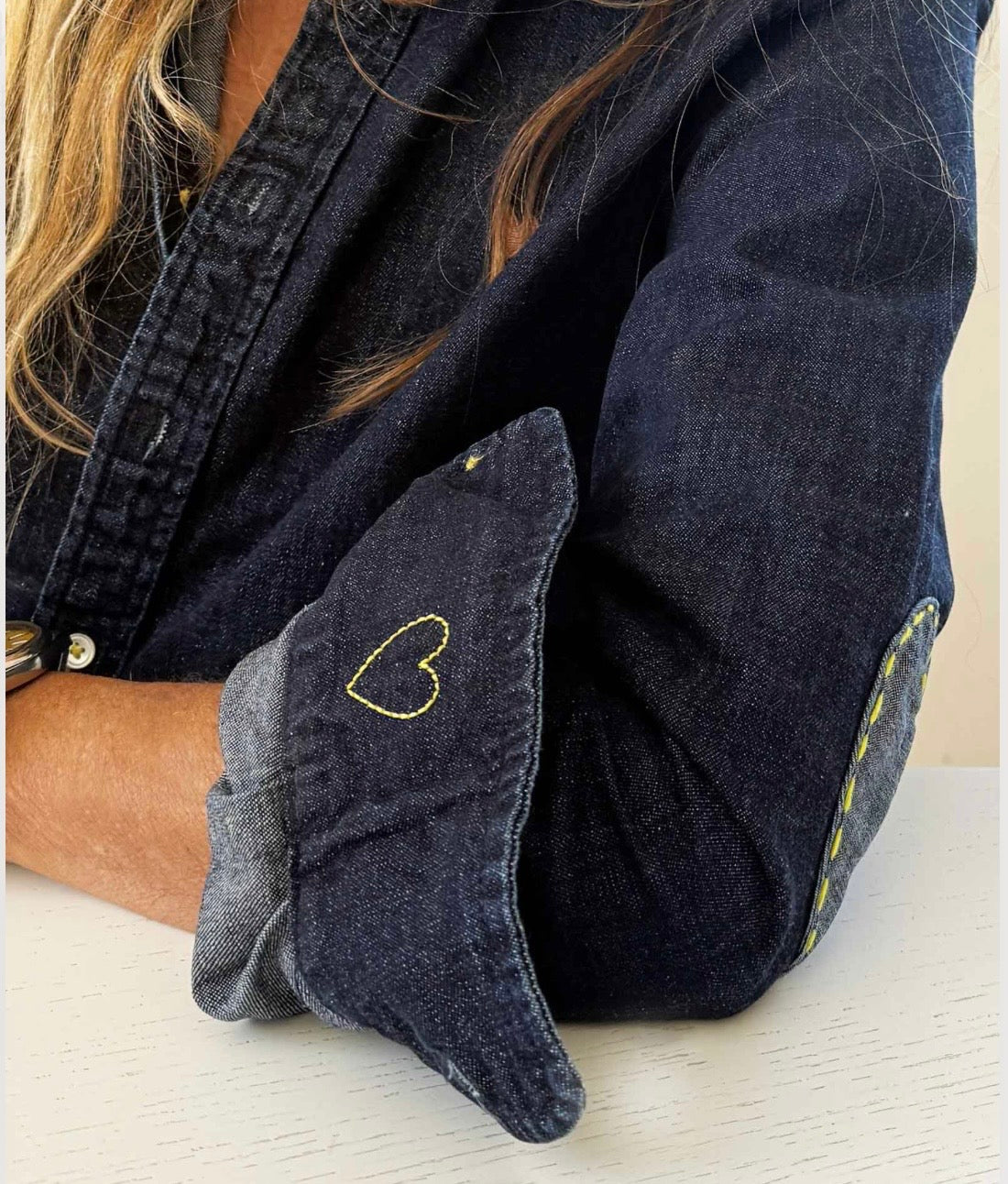 Dark Rinse Keaton Denim Shirt