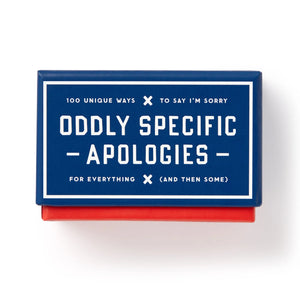 Oddly Specific Apology Cards
