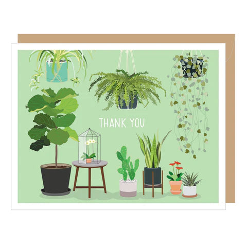 Houseplant Thank You Card