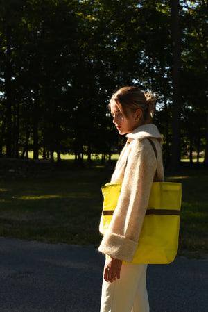 2-Way Med Tote Yellow/White