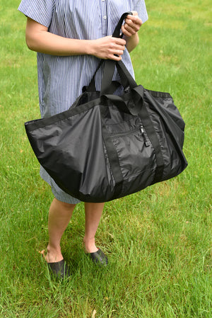 Nylon Black/Black Weekender