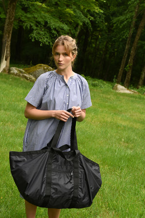 Nylon Black/Black Weekender