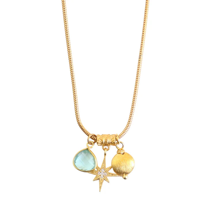 Daze Charm Necklace Pyrite