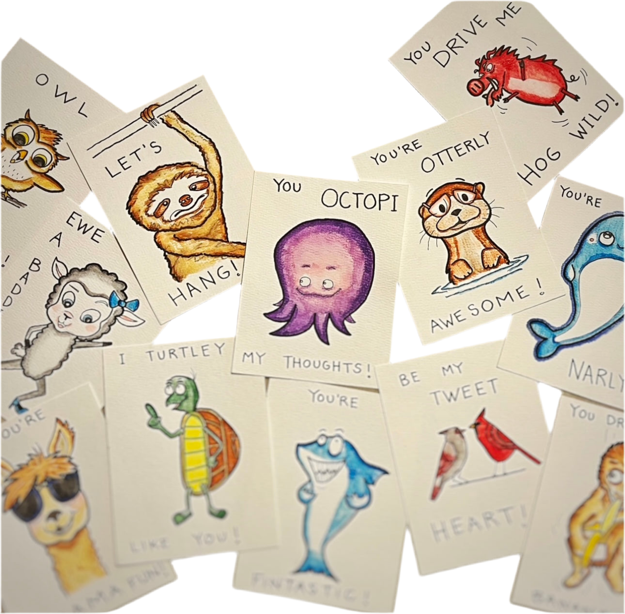 Malin Opitz Valentine Cards