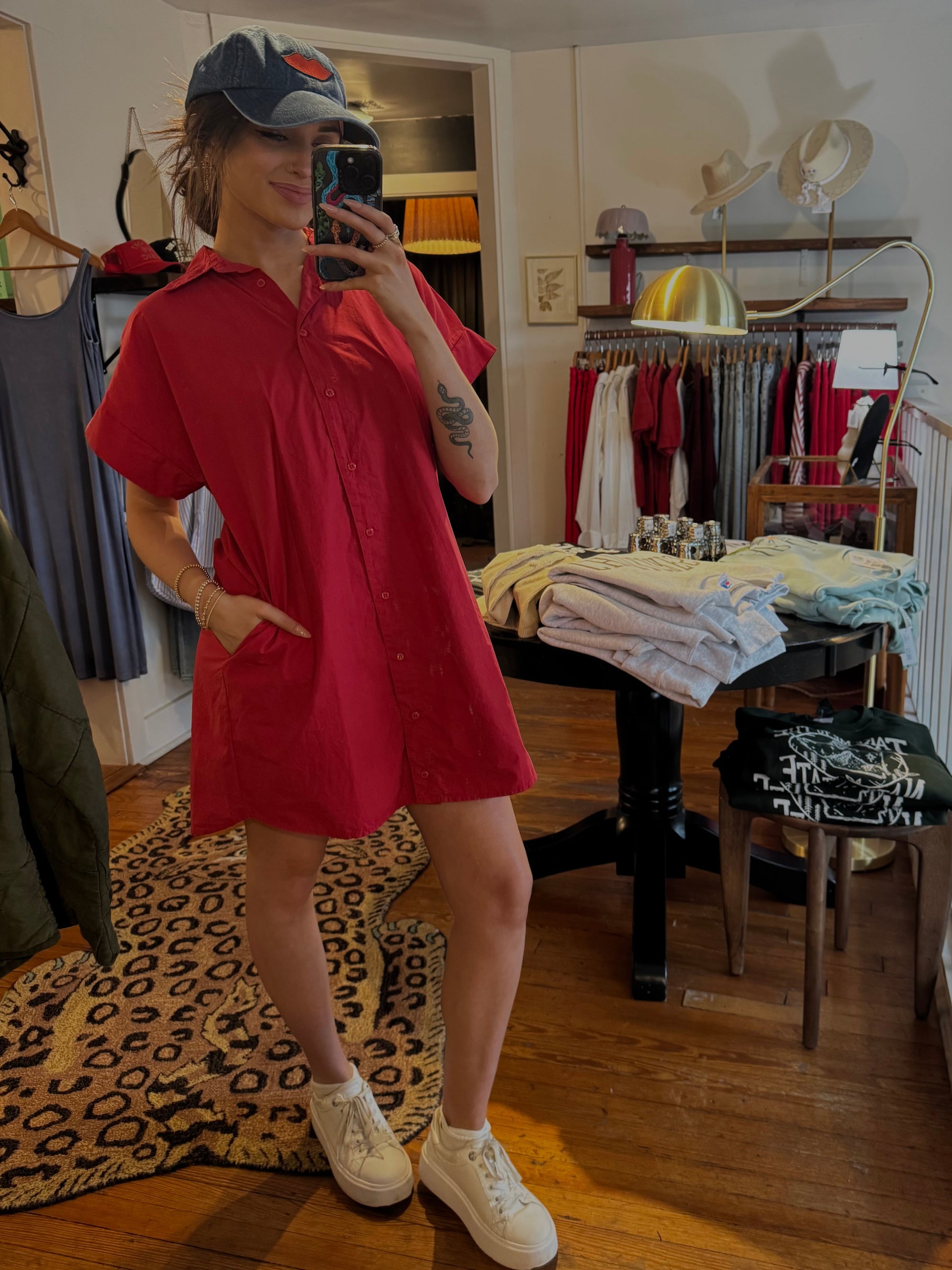 True Red Parachute Jillian Dress