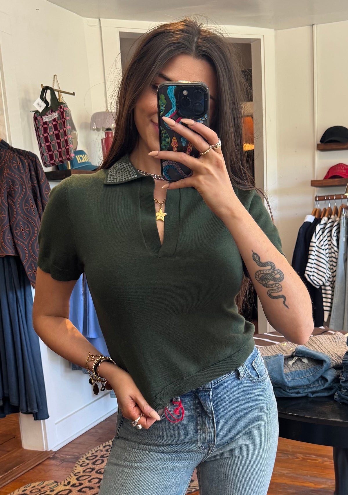 Military Elsie Top