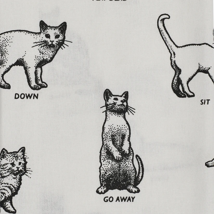Cat Tricks Tea Towel